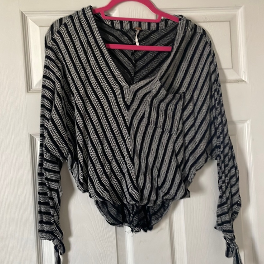 Free People Cropped Flowy Top